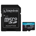 Kingston Technology Canvas Go! Plus 512 GB MicroSD Classe 10 UHS-I