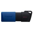 Kingston Technology DataTraveler 64GB USB3.2 Gen 1 Exodia M (Nero + Blu) - 2 Pieces