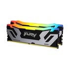 Kingston Technology FURY 48GB 8400MT/s DDR5 CL40 CUDIMM (Kit da 2) Renegade RGB Silver XMP