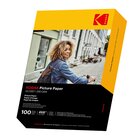 Kodak Picture Paper - Carta Fotografica Lucida, Confezione da 100 Fogli, Formato A6 (10x15 cm), 230g/m²