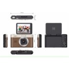 Kodak Pixpro C1 - Fotocamera digitale ultra compatta | 13MP BSI CMOS, zoom 4X, schermo LCD da 2,8", flash LED, Marrone