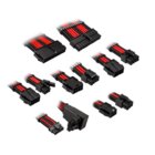 Kolink Kit di estensione per cavi intrecciati Kolink Core Pro 12V-2x6 Type 2 - Nero Pece/Rosso da gara