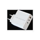 LC-Power LC-GAN-65 Caricabatterie per dispositivi mobili Universale Bianco AC Ricarica rapida Interno