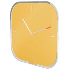 LEITZ 90170019 Orologio da parete in Quarzo Quadrato Giallo