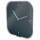 LEITZ 90170089 Orologio da parete in Quarzo Quadrato Nero