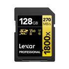 Lexar SDXC Professional 128GB 1800x UHS-II GOLD Classe 10 U3 V60 4K