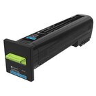 Lexmark 72K20CE Cartuccia Toner 1 pz Originale Ciano