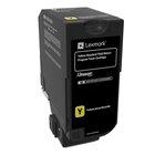 Lexmark 74C2SY0 cartuccia toner Originale Giallo 1 pezzo(i)