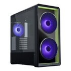 Lian Li LANCOOL 217 INF PC Case, Mid-Tower, Tempered Glass, RGB Lighting - Black