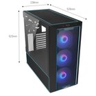 Lian Li LANCOOL III Midi Tower Nero, Trasparente
