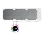 Lian Li Raffreddamento ad acqua AiO ARGB senza ventola HYDROSHIFT II LCD-C 360N - Bianco