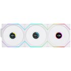 Lian Li UNI FAN TL-LCD pale inverse wireless, confezione da 3 con controller Reverse - 120mm, Bianco