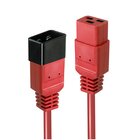 LINDY 30125 cavo di alimentazione Nero, Rosso 3 m Accoppiatore C20 Accoppiatore C19