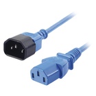 LINDY 30472 cavo di alimentazione Blu 2 m Accoppiatore C13 Accoppiatore C14