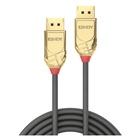 LINDY 36290 0.5m DisplayPort DisplayPort Oro, Grigio cavo DisplayPort