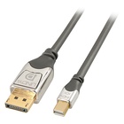 LINDY 36310 cavo DisplayPort 0,5 m Mini DisplayPort Grigio