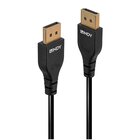 LINDY 36460 cavo DisplayPort 0,5 m Nero