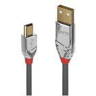 LINDY 36634 cavo USB USB 2.0 5 m USB A Mini-USB B Grigio