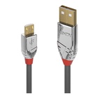 LINDY 36651 cavo USB 1 m 2.0 USB A Micro-USB B Grigio