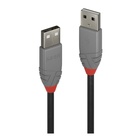 LINDY 36691 cavo USB 0,5 m 2.0 USB A Nero, Grigio