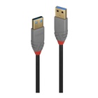 LINDY 36750 cavo USB 0,5 m 3.2 Gen 1 (3.1 Gen 1) USB A Nero