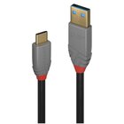 LINDY 36912 cavo USB 1,5 m USB 3.2 Gen 2 (3.1 Gen 2) USB C USB A Nero, Grigio