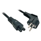 LINDY 3m, CEE 7/7 - IEC 320 C5 Nero CEE7/7 Accoppiatore C5