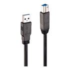 LINDY 43098 cavo USB 10 m USB A USB B Maschio Nero