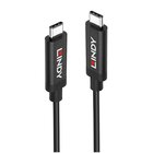 LINDY 43308 cavo USB 5 m USB 3.2 Gen 2 (3.1 Gen 2) USB C Nero