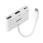 LINDY 43340 adattatore grafico USB 3840 x 2160 Pixel Bianco