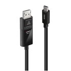 LINDY 43341 cavo e adattatore video 1 m USB tipo-C DisplayPort Nero