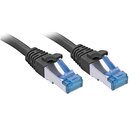 LINDY 47412 cavo di rete Nero 1 m Cat6a S/FTP (S-STP)
