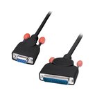 LINDY 9-pin serial printer cable 2m cavo per stampante Grigio