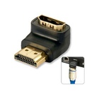 LINDY HDMI 90° HDMI HDMI Nero cavo di interfaccia e adattatore