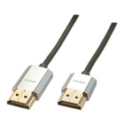 LINDY HDMI A - HDMI A 4.5 m cavo HDMI 4,5 m HDMI tipo A (Standard) Nero, Oro, Argento