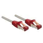 LINDY Rj45/Rj45 Cat6 0.5m cavo di rete Grigio 0,5 m S/FTP (S-STP)