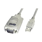 LINDY USB -> Serial Converter - 9 Way (RS-422), 1m 1m Maschio Maschio Bianco cavo USB