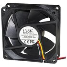 Link VENTOLA PER CASE 80X80X25MM BK 12V CONNETTORE 3 FILI CON VITI INCLUSE