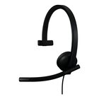 Logitech H570e Auricolare Cablato A Padiglione Ufficio USB tipo-C Nero