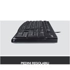 Logitech K120 USB QWERTY Italiano Nero