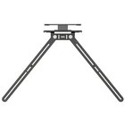 Logitech Logitech TV Mount For Video Bars - Montaggio fotocamera - montabile sotto il monitor, montabile sopra al monitor - per Logitech Rally Bar All-In-One Video Bar for Midsize Rooms, Room Solution Large