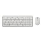Logitech MK250 Compact Bluetooth Wireless Combo tastiera Mouse incluso Universale RF senza fili + Bluetooth Italiano Bianco