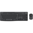 Logitech MK295 Silent Wireless Combo tastiera Mouse incluso Ufficio USB QWERTY Spagnolo Grafite