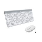 Logitech MK470 Slim Wireless Combo RF Wireless Italiano Bianco