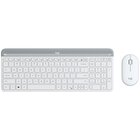 Logitech MK470 tastiera Mouse incluso Universale RF Wireless QWERTY Nordic Bianco