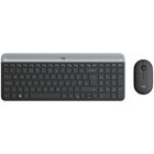Logitech MK470 tastiera Mouse incluso Universale RF Wireless QWERTY Spagnolo Grafite