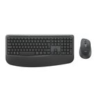 Logitech Signature Comfort Plus Combo MK880 tastiera Mouse incluso Universale RF senza fili + Bluetooth QWERTY Italiano Grafite
