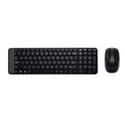 Logitech Wireless Combo MK220 tastiera Mouse incluso Ufficio RF Wireless QWERTY US International Nero