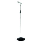 Manfrotto Asta per Microfono Cromata con Base, Nero