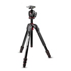 Manfrotto 190go! Kit treppiede 4 sezioni in alluminio + testa a sfera